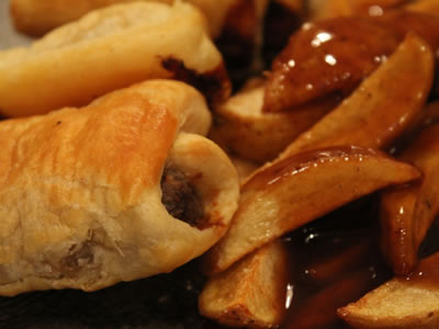 Sausage Roll & Chips
